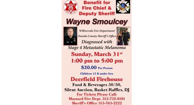Benefit for Fire Chief & Deputy Sheriff Wayne Smoulcey