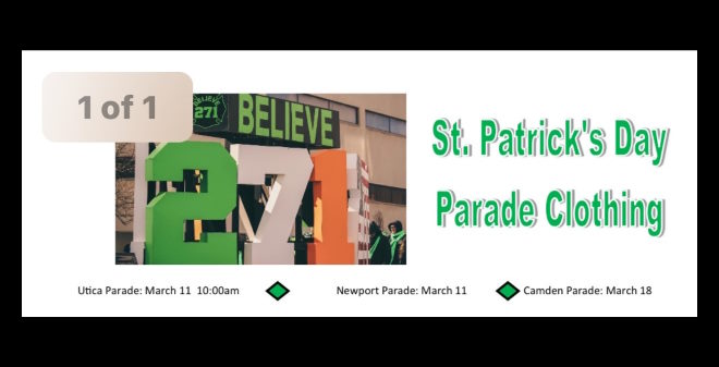 St. Patrick’s Day Parade Clothing